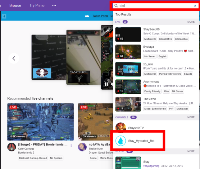 Twitchの人気のbotの1つ Stay Hydrated Botとは すぐにできる導入方法と使い方 Kouya Entertainment